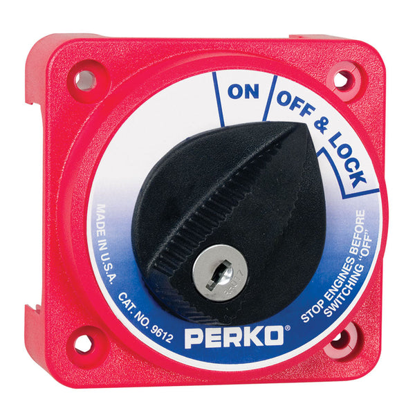 Wholesale Perko 9612DP Compact Medium Duty Main Battery Disconnect Switch w/Key Lock