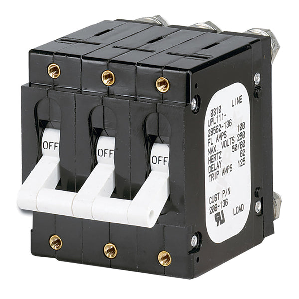 Wholesale Paneltronics 'C' Frame Magnetic Circuit Breaker - 100 Amp - Triple Pole - White