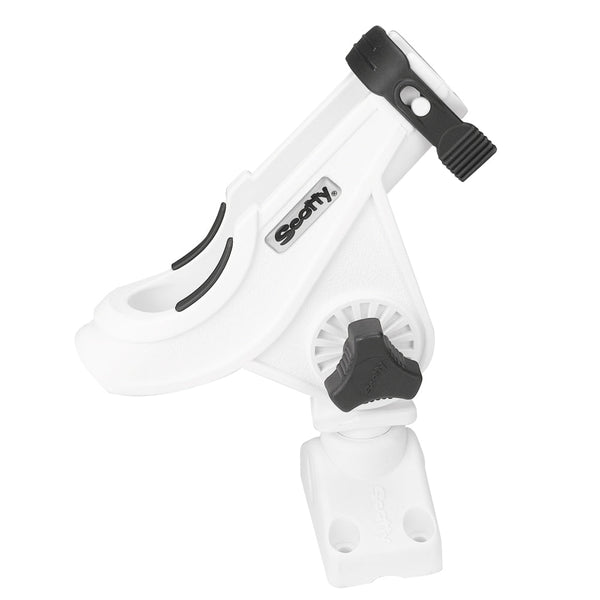 Wholesale Scotty 280 Bait Caster/Spinning Rod Holder w/241 Deck/Side Mount - White