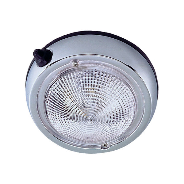 Wholesale Perko Surface Mount Dome Light - 5" O.D.(4" Lens) - Chrome Plated