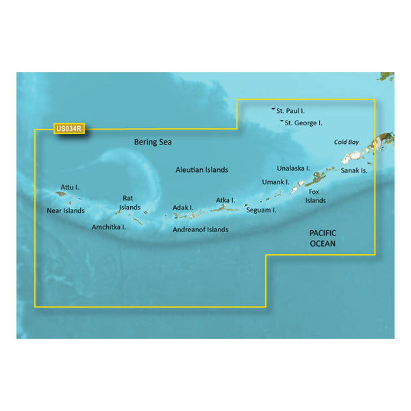 Wholesale Garmin BlueChart® g3 Vision® HD - VUS034R - Aleutian Islands - microSD™/SD™