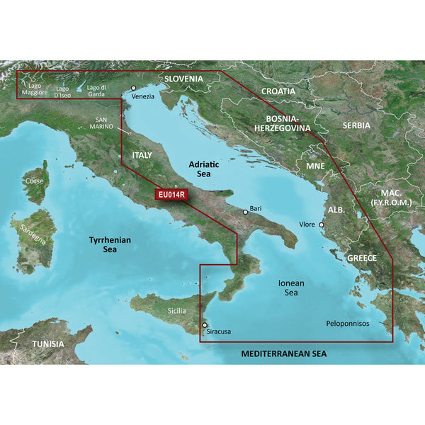 Wholesale Garmin BlueChart® g3 HD - HXEU014R - Italy Adriatic Sea - microSD™/SD™