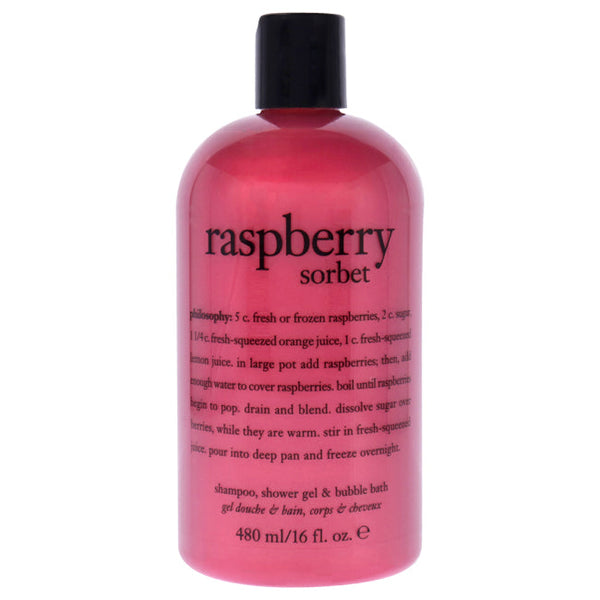 Wholesale Raspberry Sorbet Shampoo Bath and Shower Gel by Philosophy for Unisex - 16 oz Shower Gel