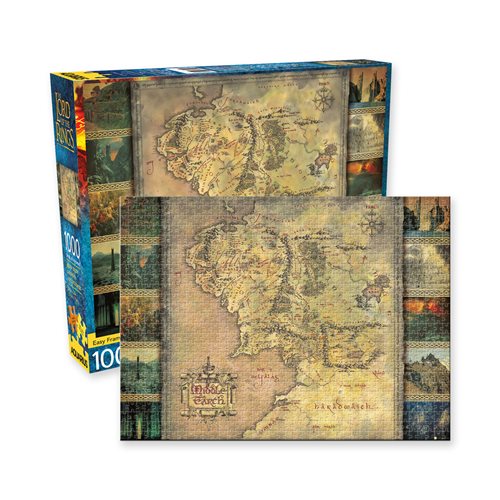 Wholesale The Lord of the Rings Map 1,000-Piece Puzzle