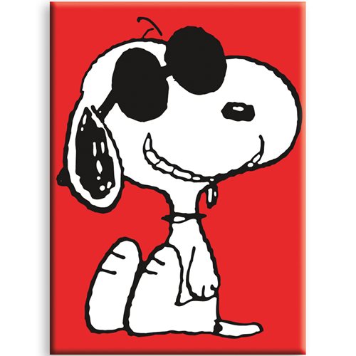 Wholesale Peanuts Joe Cool Smile Flat Magnet