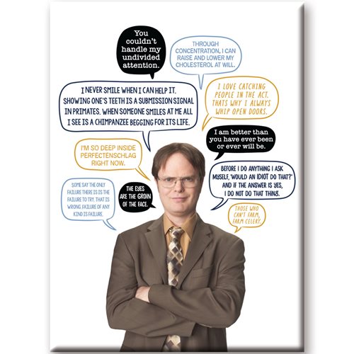 Wholesale The Office Dwight Quotes Flat Magnet