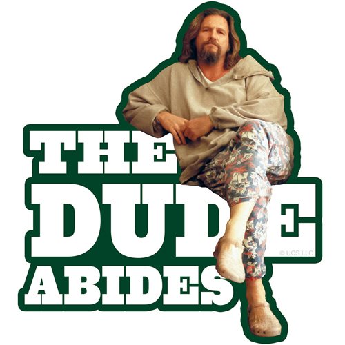 Wholesale The Big Lebowski Dude Abides Funky Chunky Magnet