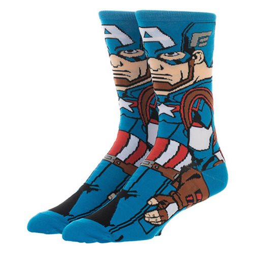 Wholesale Avengers: Endgame Captain America 360 Character Sock