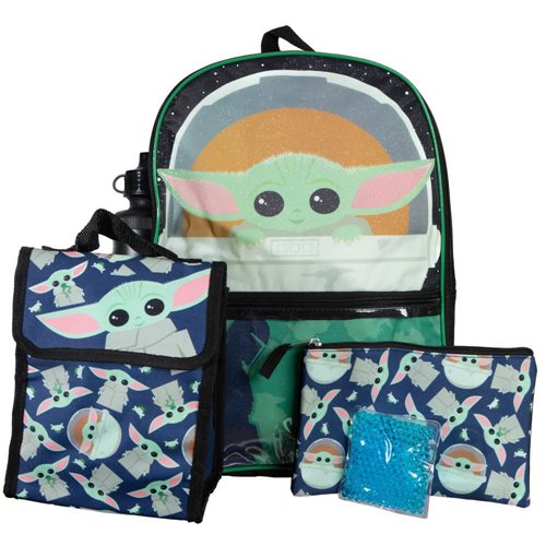 Wholesale Star Wars: The Mandalorian The Child 5-Piece Backpack Set