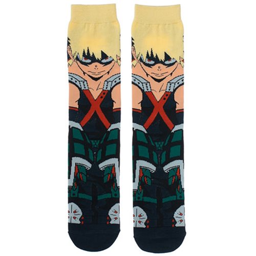 Wholesale My Hero Academia Bakugo 360 Character Socks