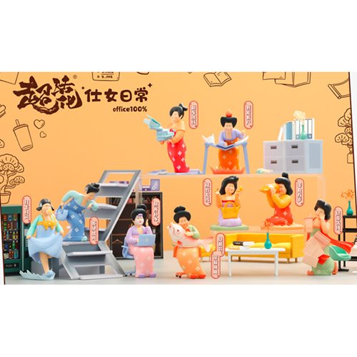 Wholesale Modern Ancients Office Ladies Box Vinyl Figures Case 8