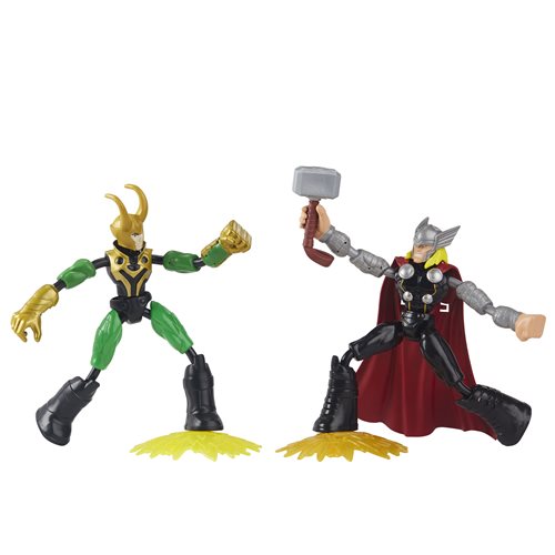 Wholesale Marvel Avengers Bend and Flex Thor vs. Loki Action Figures