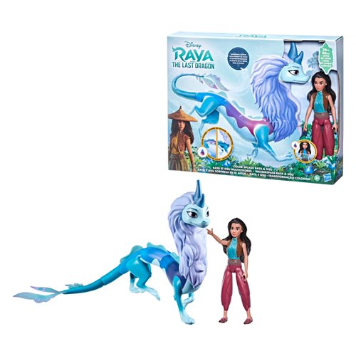 Wholesale Raya and The Last Dragon Color Splash Raya and Sisu Dolls