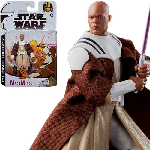 Wholesale Star Wars: The Black Series Clone Wars Mace Windu Figure