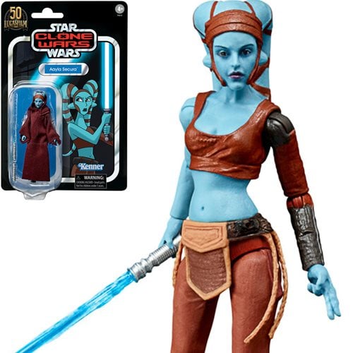 Wholesale Star Wars TVC Aayla Secura Clone Wars Action Figure