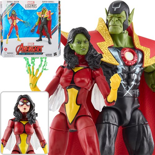 Wholesale Avengers Marvel Legends Skrull Queen Super-Skrull Figures