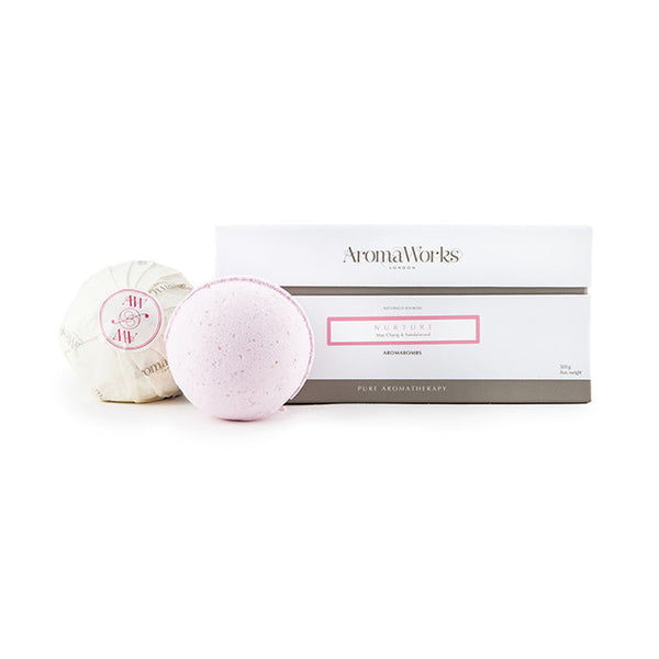 Wholesale Nurture AromaBomb Duo by Aromaworks for Unisex - 2 x 8.81 oz Bath Bomb
