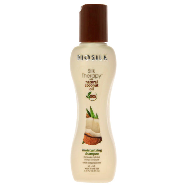 Wholesale Silk Therapy with Organic Coconut Oil Moisturizing Shampoo by Biosilk for Unisex - 2.26 oz Shampoo
