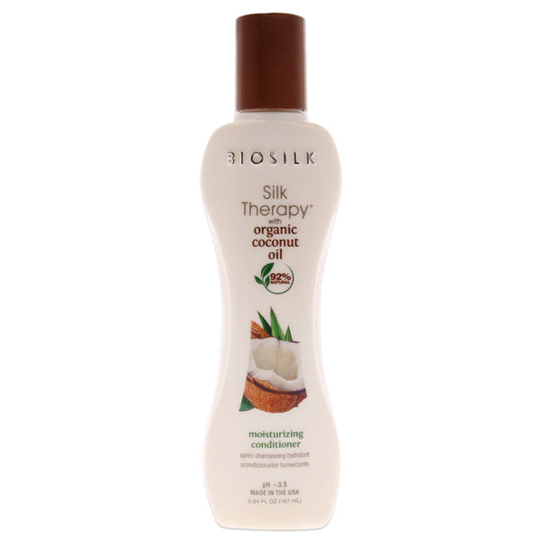 Wholesale Silk Therapy with Coconut Oil Moisturizing Conditioner by Biosilk for Unisex - 5.64 oz Conditioner