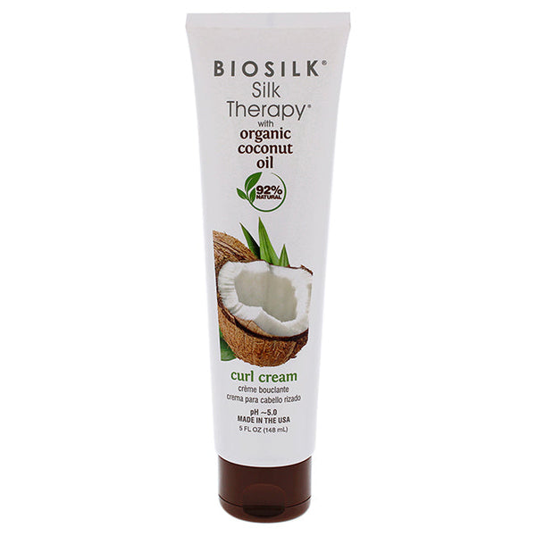 Wholesale Silk Therapy with Organic Coconut Oil Curl Cream by Biosilk for Unisex - 5 oz Cream