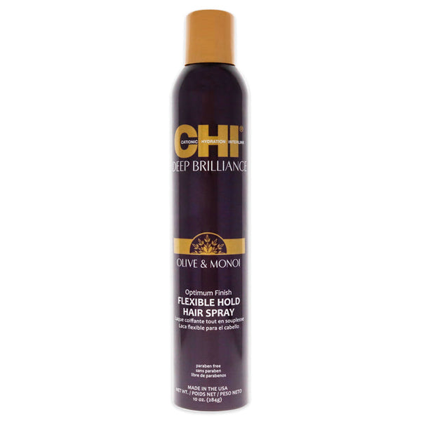 Wholesale Deep Brilliance Optimum Flexible Hold Hair Spray by CHI for Unisex - 10 oz Hair Spray