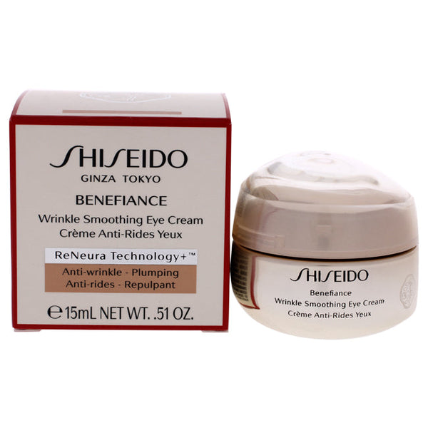 Wholesale Benefiance Wrinkle Smoothing Eye Cream by Shiseido for Unisex - 0.51 oz Eye Cream