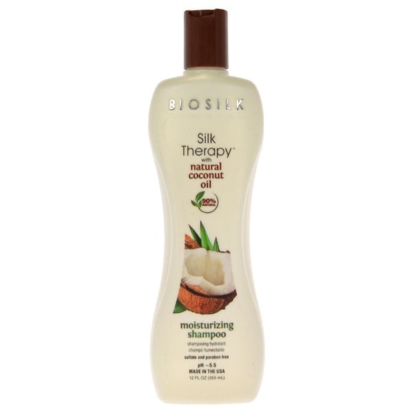Wholesale Silk Therapy with Organic Coconut Oil Moisturizing Shampoo by Biosilk for Unisex - 12 oz Shampoo