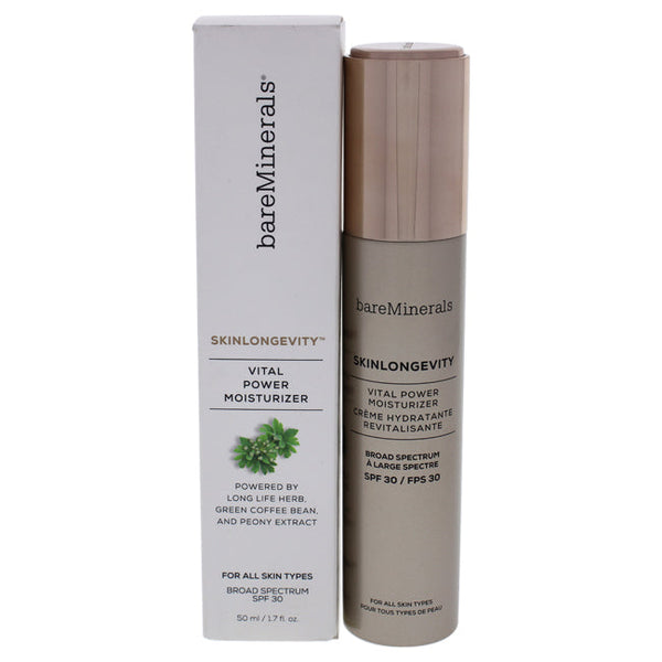 Wholesale Skinlongevity Vital Power Moisturizer SPF 30 by bareMinerals for Unisex - 1.7 oz Moisturizer