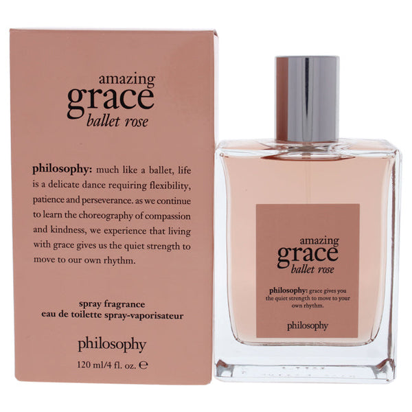 Wholesale Amazing Grace Ballet Rose by Philosophy for Women - 4 oz EDT Spray