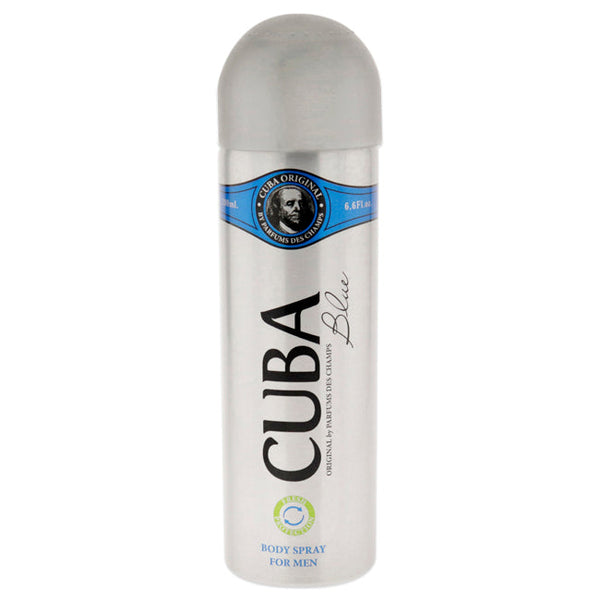 Wholesale Cuba Blue by Cuba for Men - 6.6 oz Body Spray