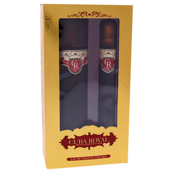 Wholesale Cuba Royal by Cuba for Men - 2 Pc Gift Set 3.3oz EDT Spray, 1.17oz EDT Spray