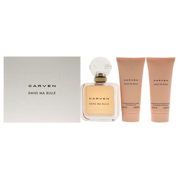 Wholesale Dans Ma Bulle by Carven for Women - 3 Pc Gift Set 3.3oz EDP Spray, 3.3oz Body Milk, 3.3oz Shower Gel