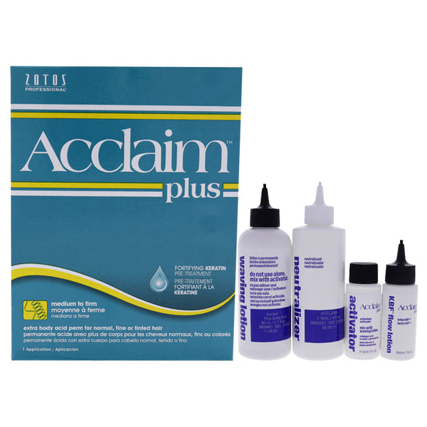 Wholesale Acclaim Plus Extra Body Acid Perm by Zotos for Unisex - 1 Application Treatment
