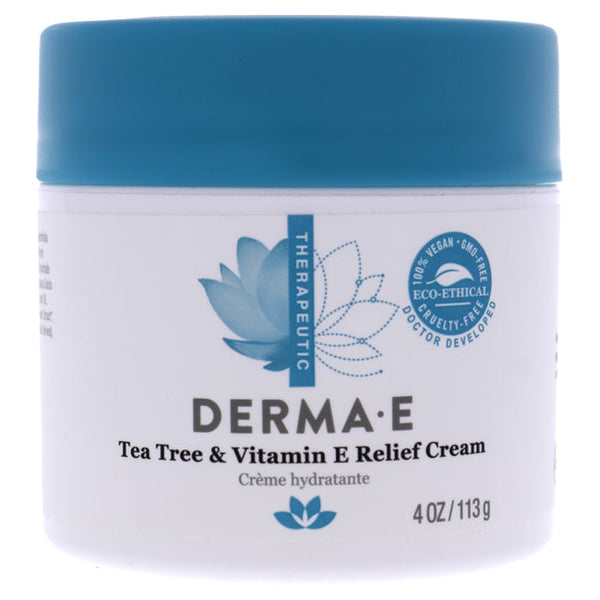 Wholesale Tea Tree And Vitamin E Relief Cream by Derma-E for Unisex - 4 oz Cream