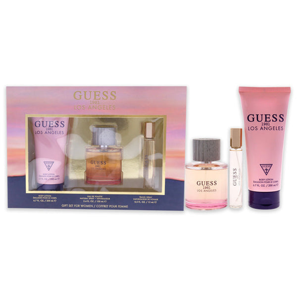 Wholesale Guess 1981 Los Angeles by Guess for Women - 3 Pc Gift Set 3.4oz EDT Spray, 0.5oz EDT Spray, 6.7oz Body Lotion