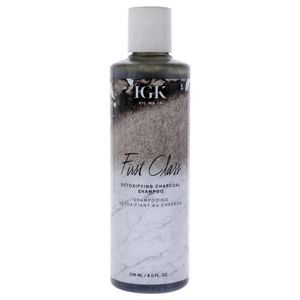 Wholesale First Class Detoxifying Charcoal Shampoo by IGK for Unisex - 8 oz Shampoo