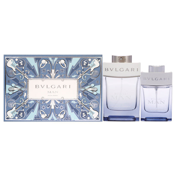 Wholesale Man Glacial Essence by Bvlgari for Men - 2 Pc Gift Set 3.4oz EDP Spray, 0.5oz EDP Spray