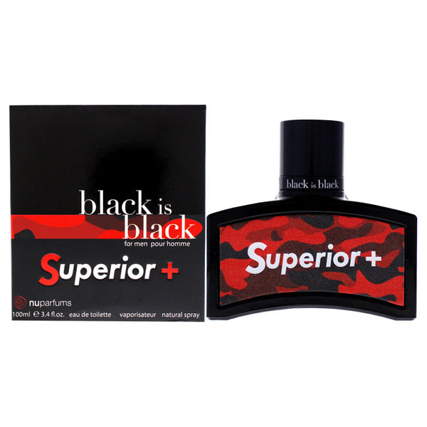 Wholesale Black Is Black Superior by Nuparfums for Men - 3.4 oz EDT Spray