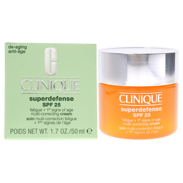 Wholesale Superdefense Multi-Correcting Cream SPF 25 - Type I-II by Clinique for Unisex - 1.7 oz Cream