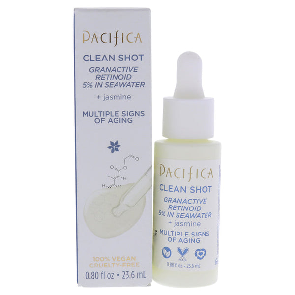 Wholesale Clean Shot Granactive Retinoid 5 Percent In Seawater by Pacifica for Unisex - 0.8 oz Serum