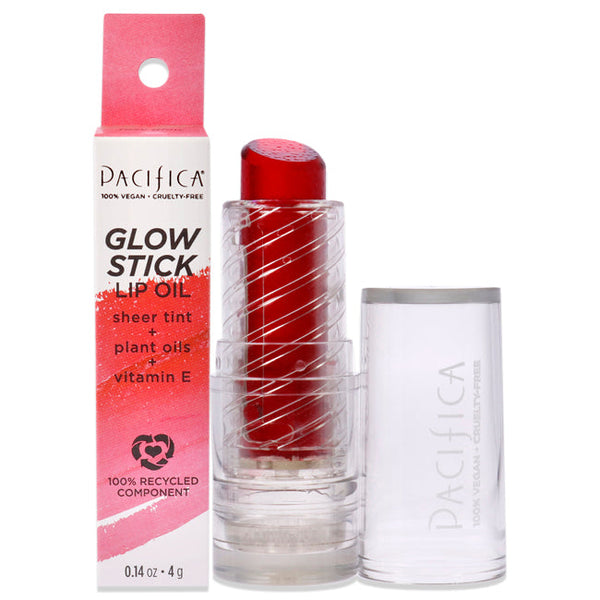 Wholesale Glow Stick Lip Oil - Rosy Glow by Pacifica for Women - 0.14 oz Lip Oil