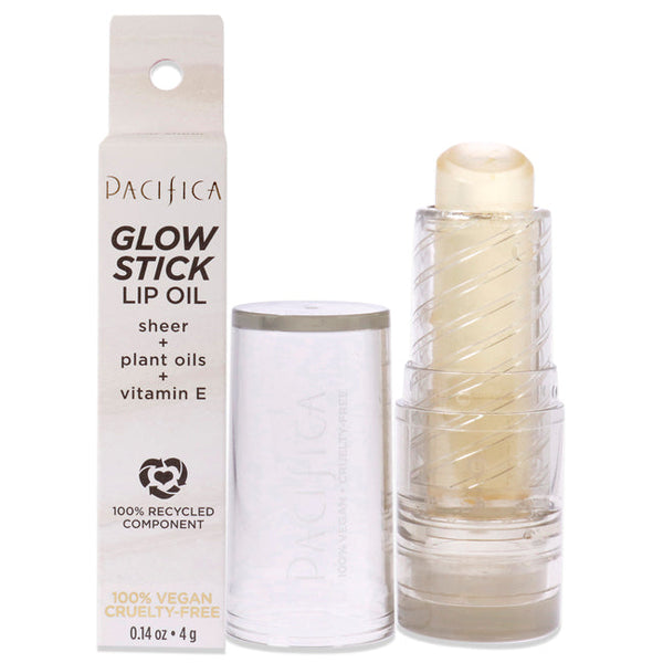 Wholesale Glow Stick Lip Oil - Clear Sheer by Pacifica for Women - 0.14 oz Lip Oil
