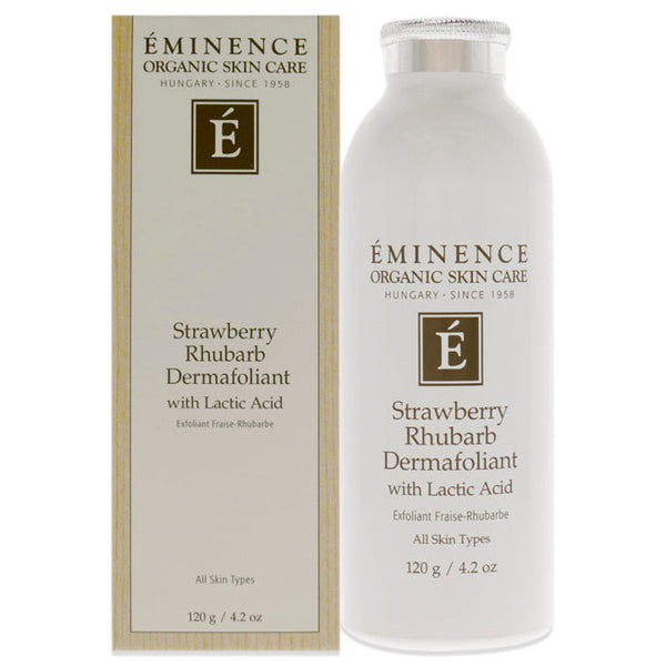 Wholesale Strawberry Rhubarb Dermafoliant With Lactic Acid by Eminence for Unisex - 4.2 oz Exfoliator