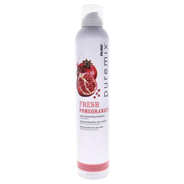 Wholesale Puremix Fresh Pomegranate Color Protecting Hairspray by Rusk for Unisex - 10 oz Hair Spray