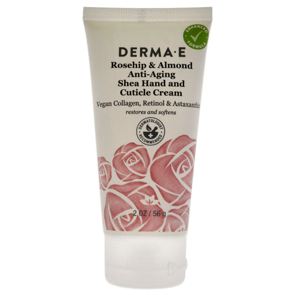 Wholesale Anti-Aging Shea Hand and Cuticle Cream - Rosehip and Almond by Derma-E for Unisex - 2 oz Cream