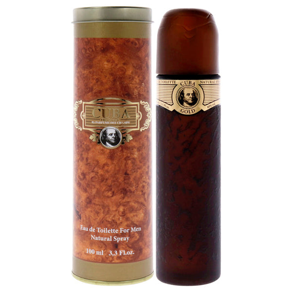 Wholesale Cuba Gold by Cuba for Men - 3.3 oz EDT Spray