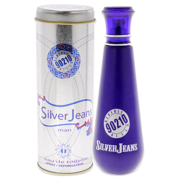 Wholesale 90210 Silver Jeans by Giorgio Beverly Hills for Men - 3.4 oz EDT Spray