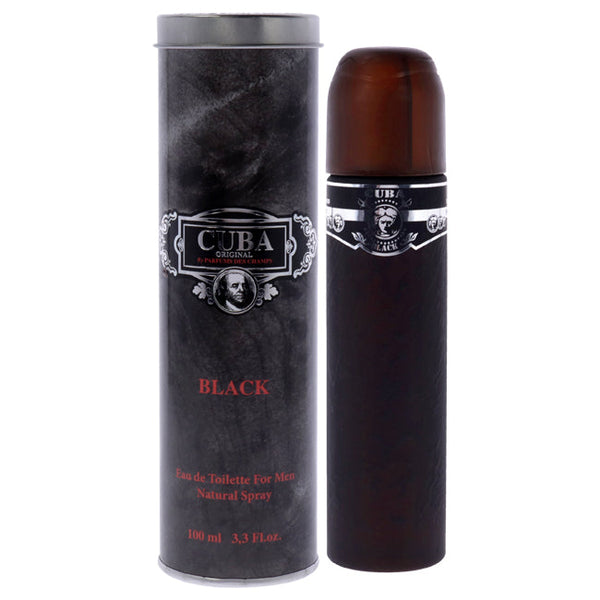 Wholesale Cuba Black by Cuba for Men - 3.3 oz EDT Spray