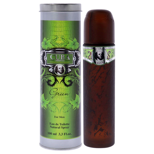 Wholesale Cuba Green by Cuba for Men - 3.3 oz EDT Spray