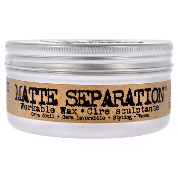 Wholesale Bed Head B For Men Matte Separation Workable Wax by TIGI for Men - 3 oz Wax